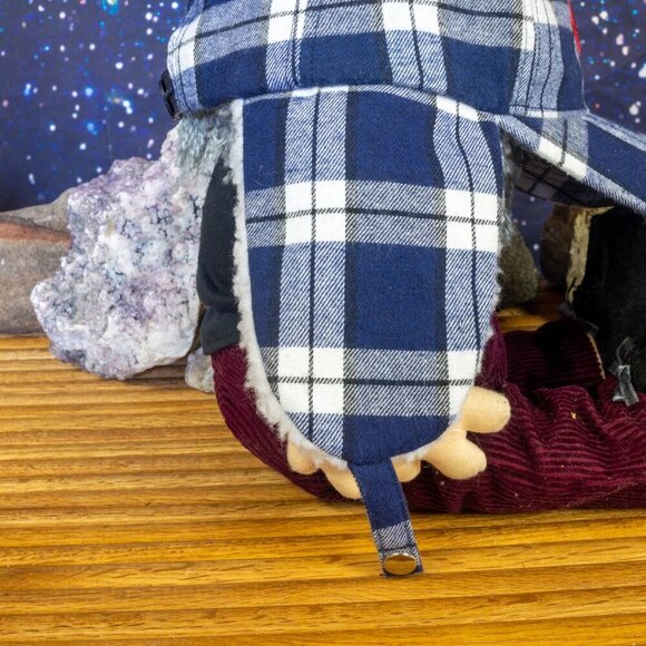 Plaid Bomber Fleece Winter Hat Ear Flaps Minnesota Twins Pepsi Snapback MLB - Picture 13 of 15